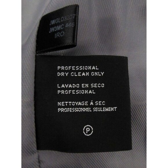 Vintage Jones New York Overcoat Womens Sz 12 Charcoal Gray Wool Lined Button Up - Picture 16 of 16